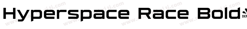 Hyperspace Race Bold字体转换